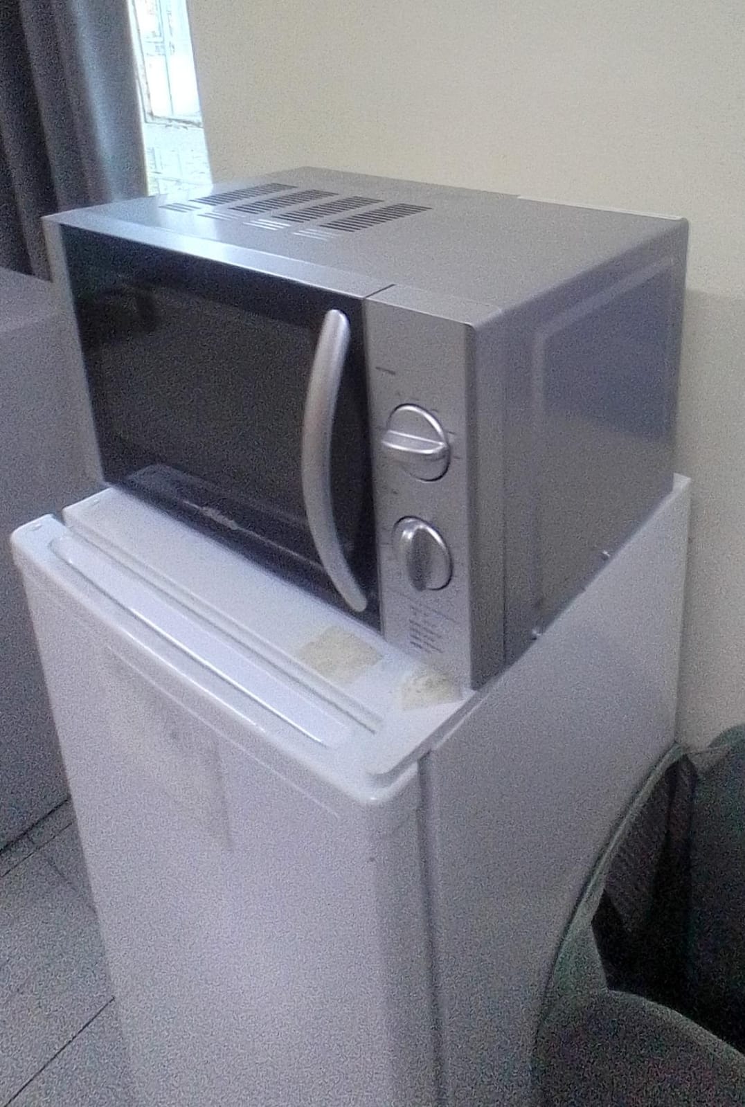 Bar Fridge + Microwave Combo